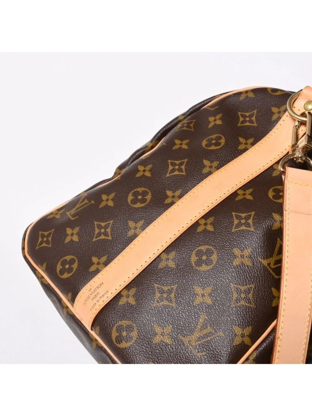 Louis Vuitton Monogram Keepall Bandouliere 50 Brown Boston Bag